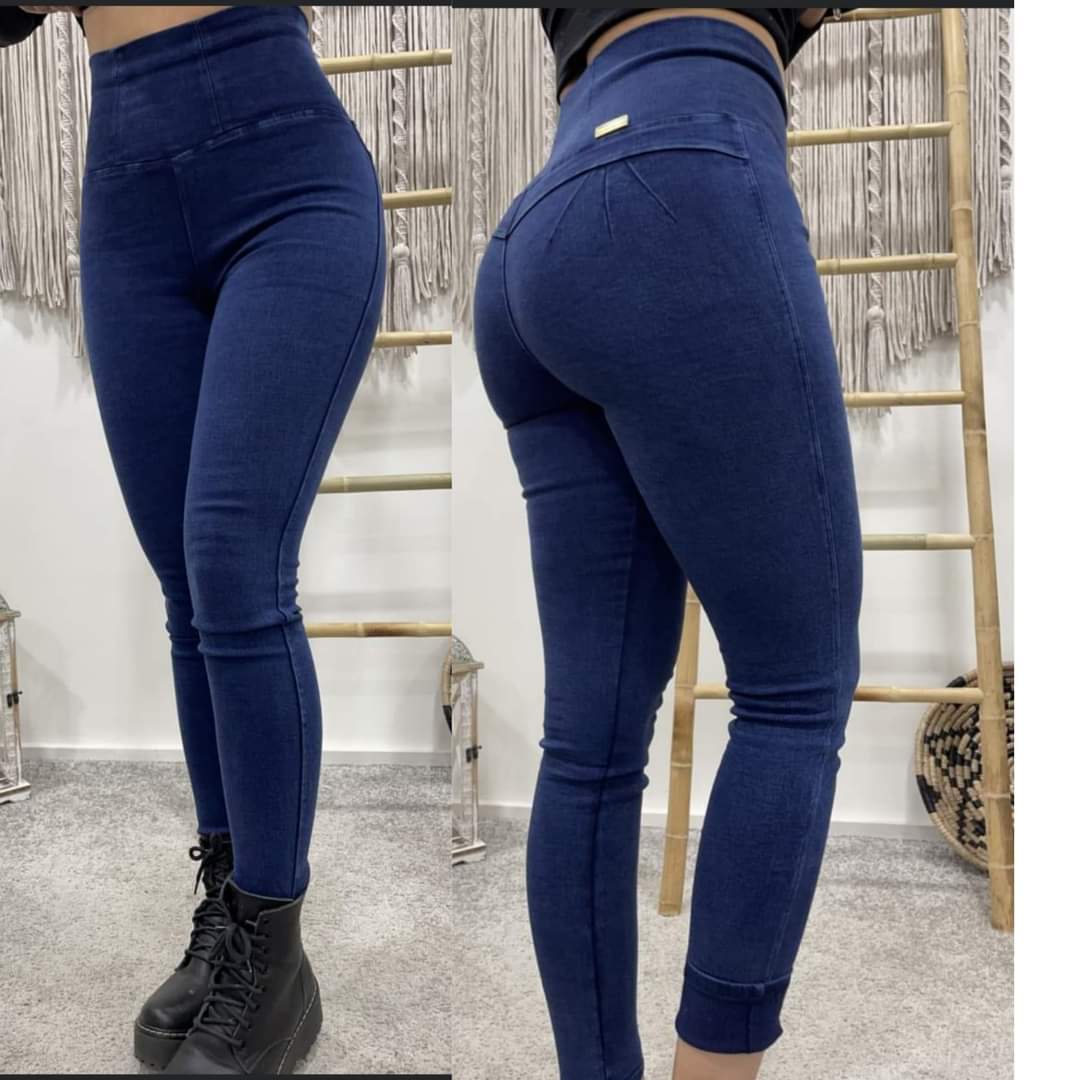 Leggings Efecto Mezclilla –