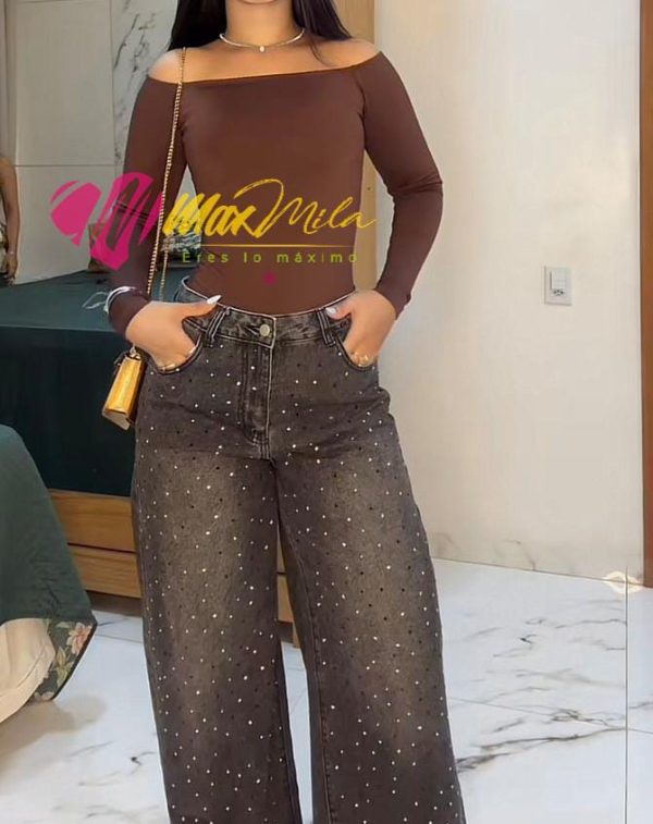 Jeans Wide Legs Glow