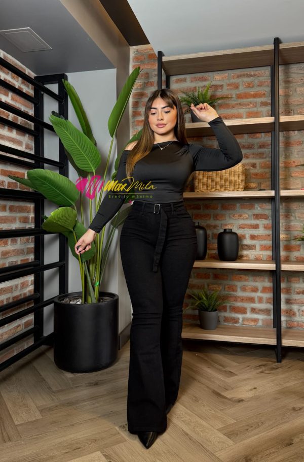 Jeans Flare Black