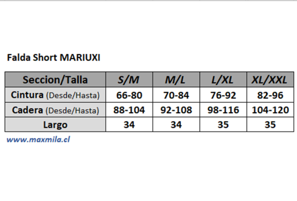 Falda Short Mariuxi - Imagen 2