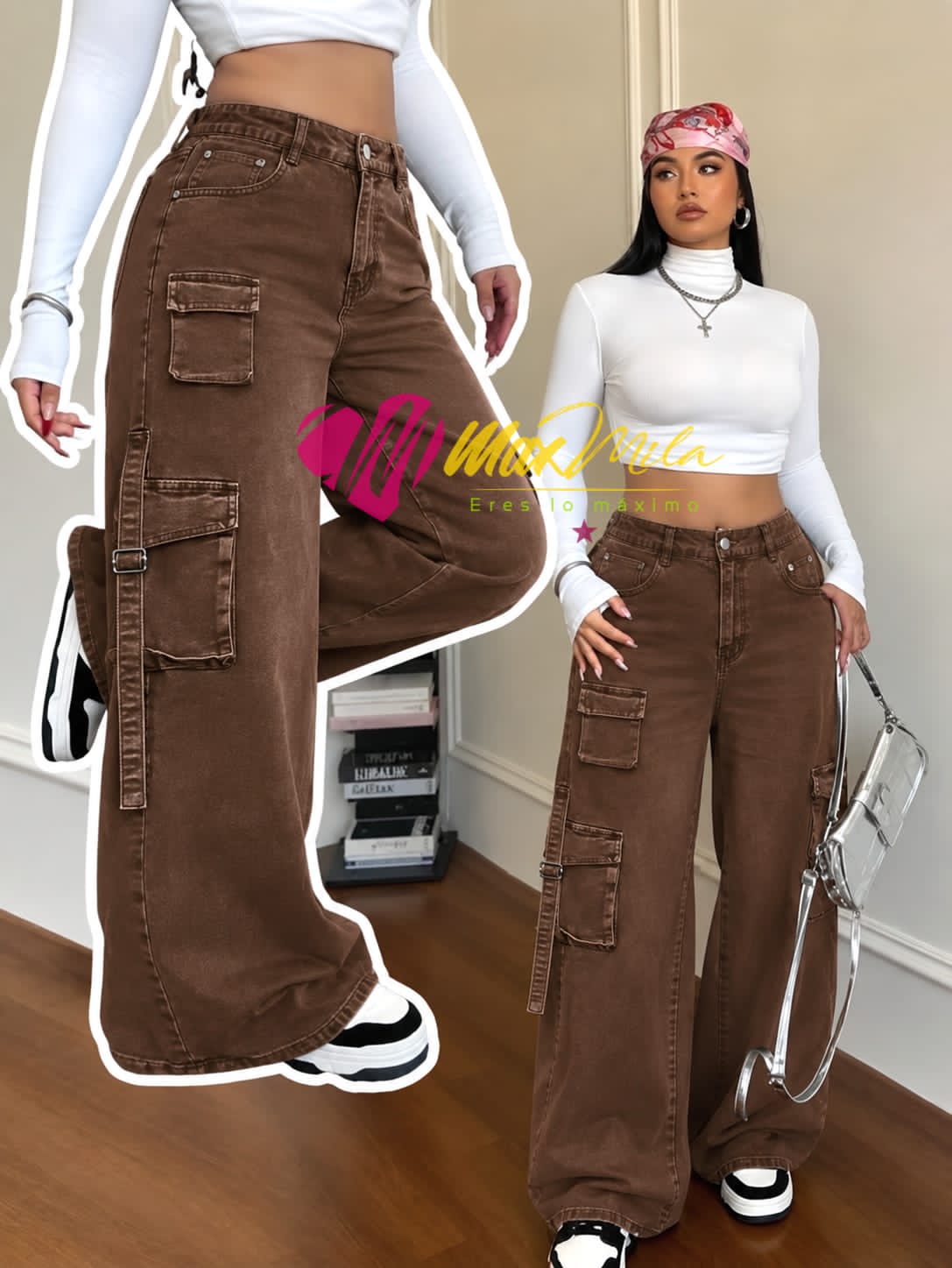 Jeans Cargo Chocolate