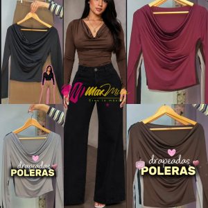 Polera Drapeada