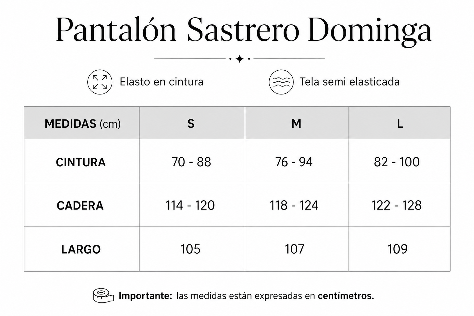 Pantalon Sastrero Dominga - Imagen 3
